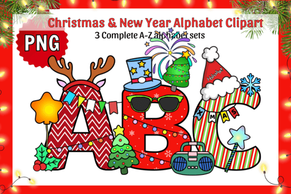 Christmas Alphabet Bundle: A Smart Graphics Choice for Crafts