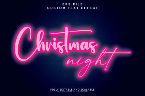 Christmas Day 3d Editable Text Effect for Graphics & Layer Styles