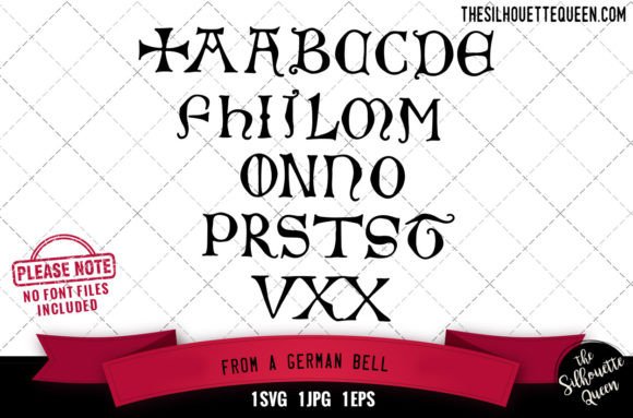 From a German Bell Alphabets: Graphics for Crafts & Branding
