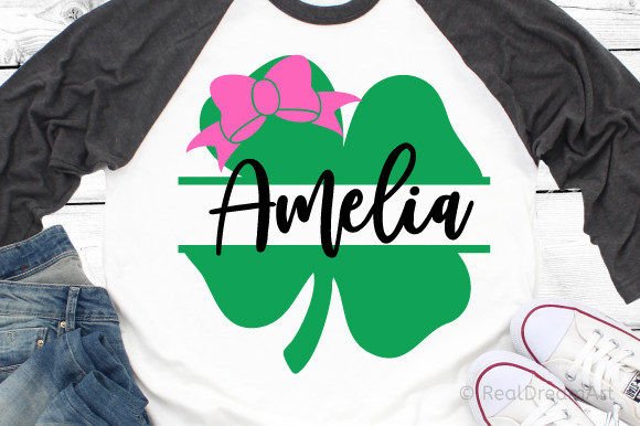 Girl Shamrock Monogram Svg: A Versatile Graphic for Print Templates