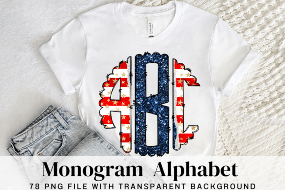 Patriotic USA Monogram Alphabet Letters1 Review