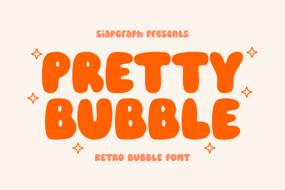 Pretty Bubble: A Fun Retro Display Font for Blog Graphics