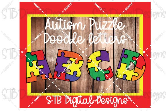 Puzzle Autism Letter Doodles: A Practical Graphics Review for Crafts