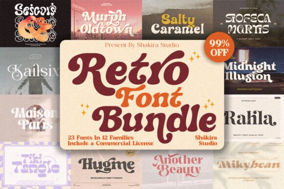 Retro Bundle Collection: A Serif Fonts Review for Real Projects