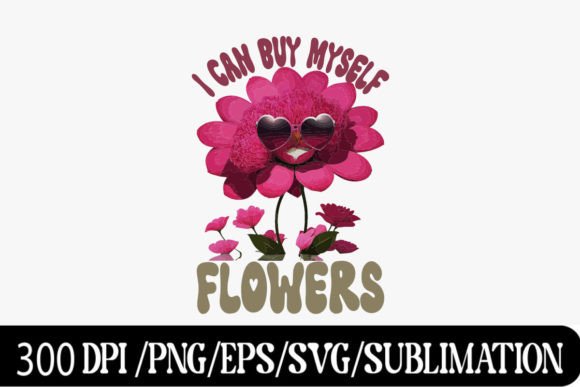 Self Love Retro Flower PNG Sublimation for Graphics & Crafts