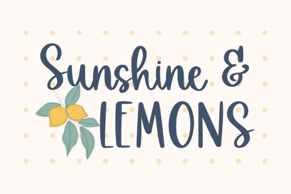 Sunshine Lemons: A Script Amp Fonts Review for Modern Brands